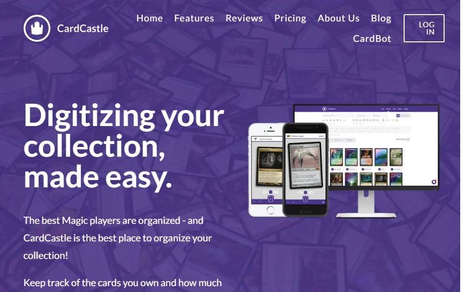 CardCastle interface screenshot